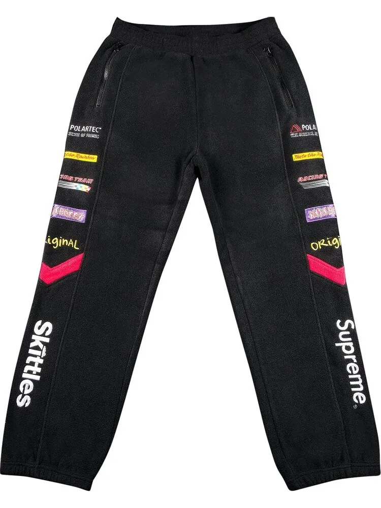 Брюки Supreme x Skittles x Polartec Pant 'Black' — изображение 1 из 3, черный
