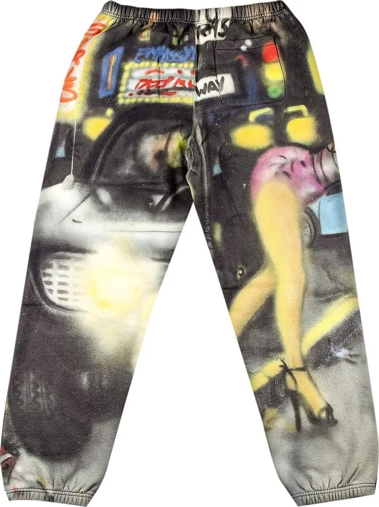 Спортивные брюки Supreme x Lady Pink Supreme Sweatpant 'Multicolor' — изображение 2 из 3, мульти