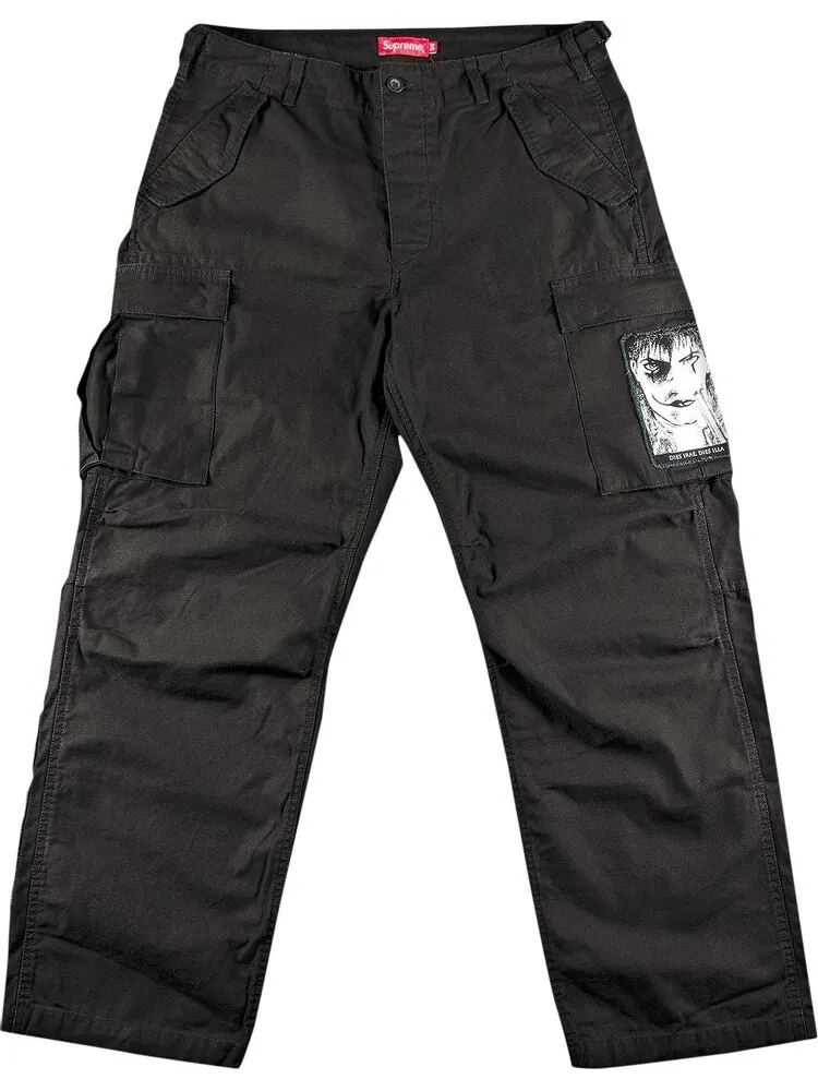 Брюки Supreme x The Crow Cargo Pant 'Black' — изображение 1 из 3, черный