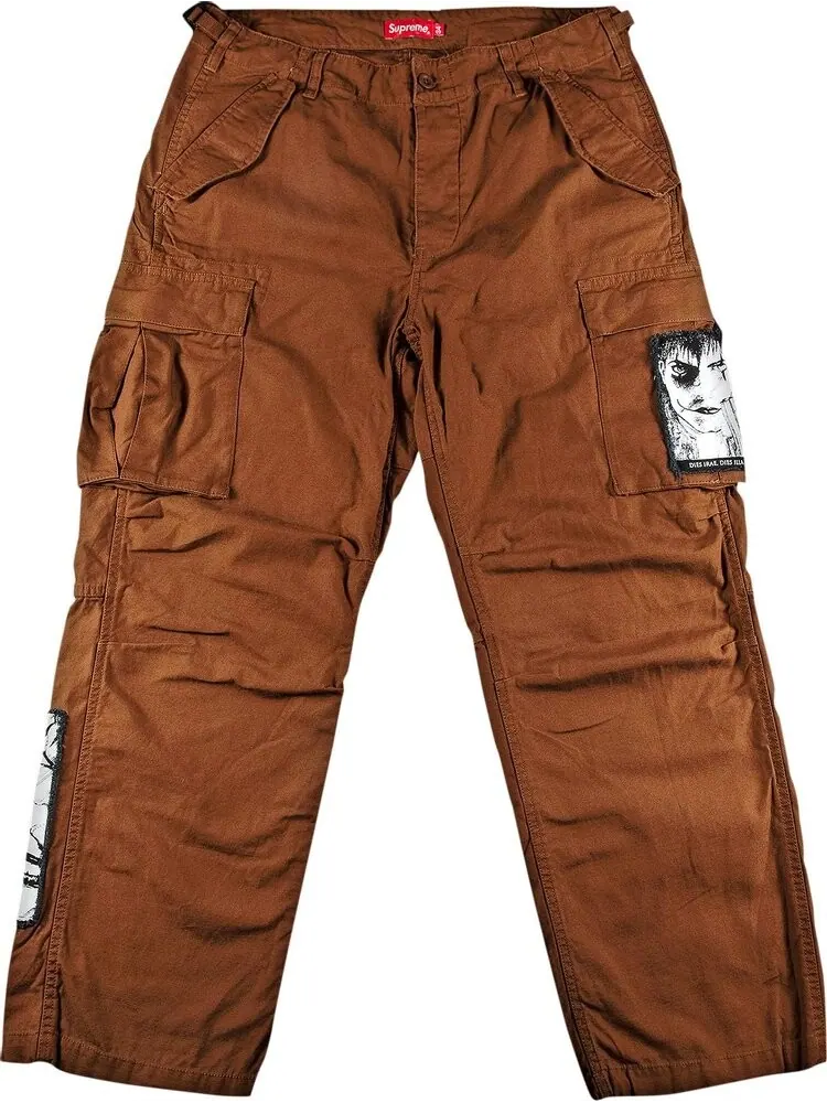 Брюки Supreme x The Crow Cargo Pant 'Brown' — изображение 1 из 3, коричневый