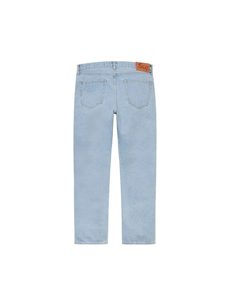 Джинсы Supreme Stone Washed Slim Jean — изображение 2 из 2, индиго