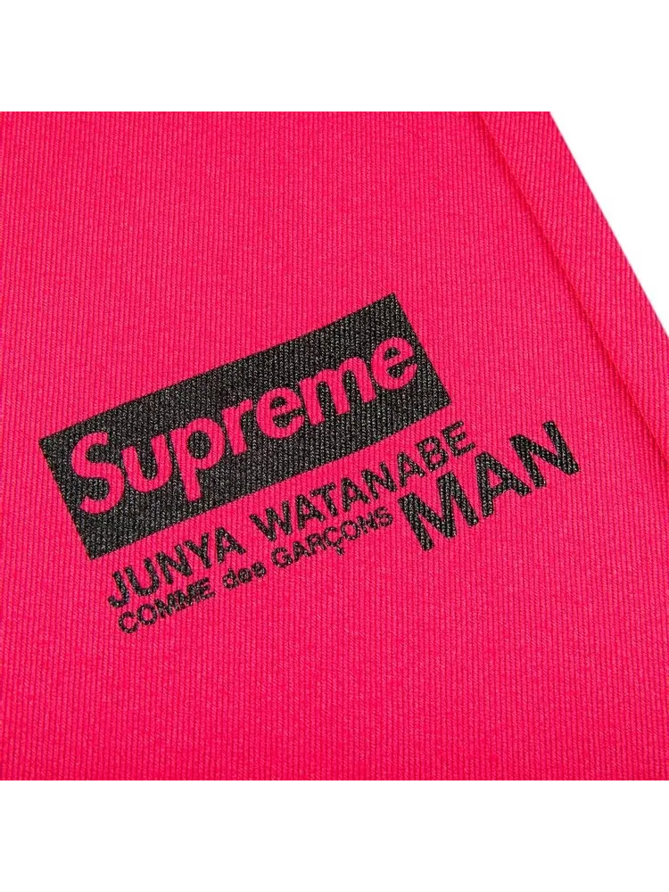 Брюки Supreme x Junya Watanabe x Comme des Garçons MAN Printed Work Pant Bright Pink — 3