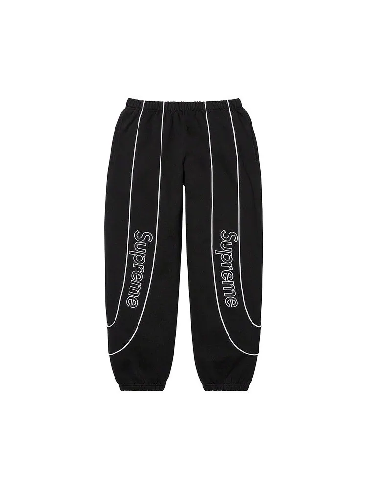 Спортивные брюки Supreme Track Paneled Sweatpant — изображение 1 из 2, черный