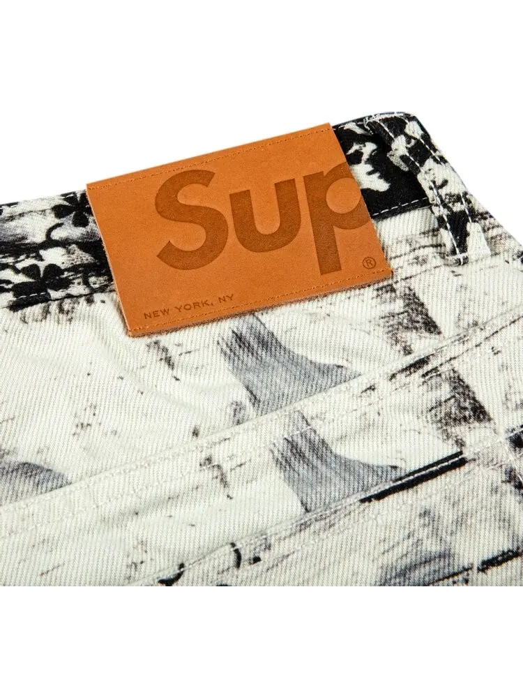 Джинсы Supreme x Christopher Wool Regular Jean 'Black' — изображение 3 из 3, черный