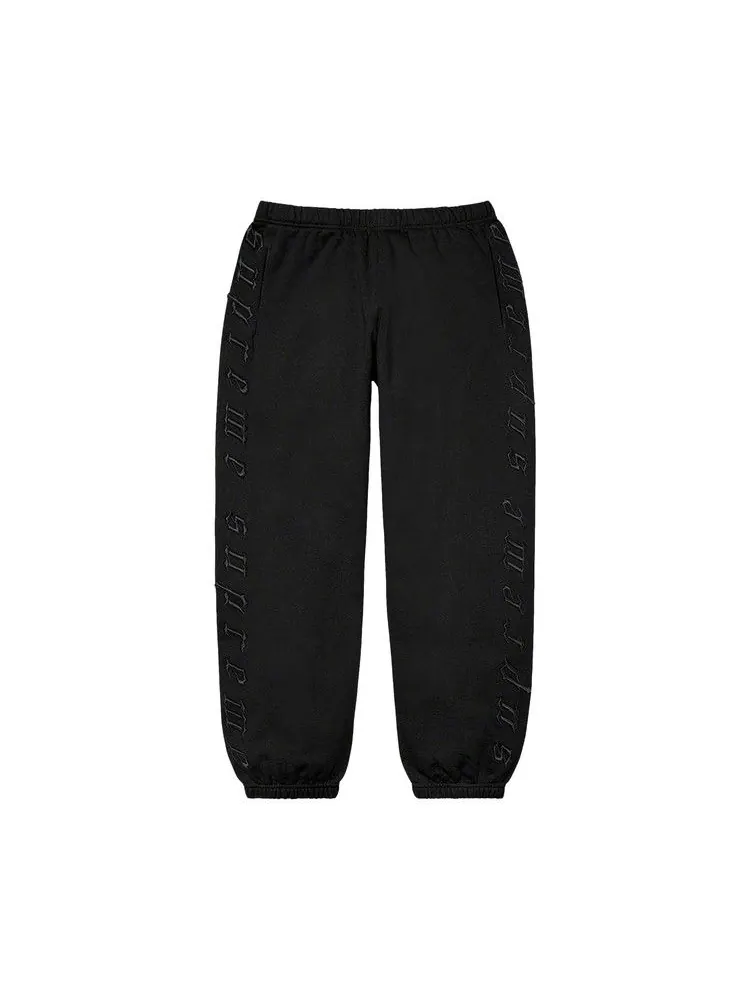 Спортивные брюки Supreme Raised Embroidery Sweatpant — изображение 1 из 2, черный
