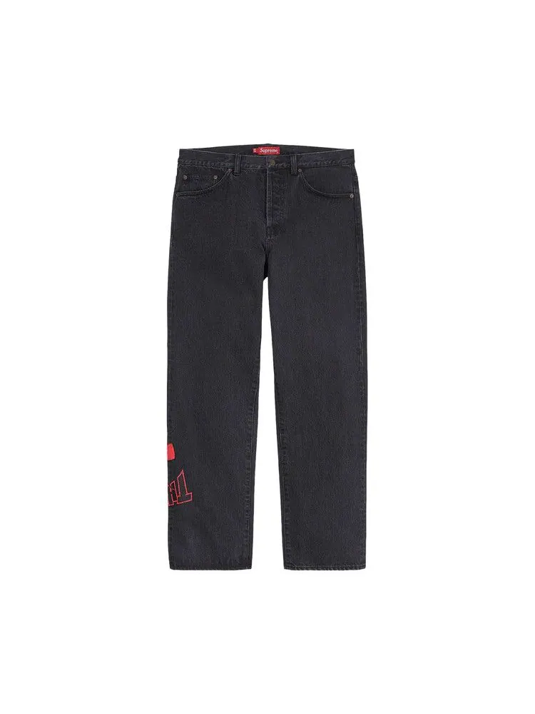 Джинсы Supreme x Thrasher Regular Jean — изображение 1 из 2, черный