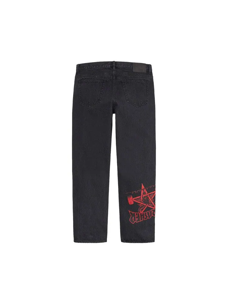 Джинсы Supreme x Thrasher Regular Jean — изображение 2 из 2, черный