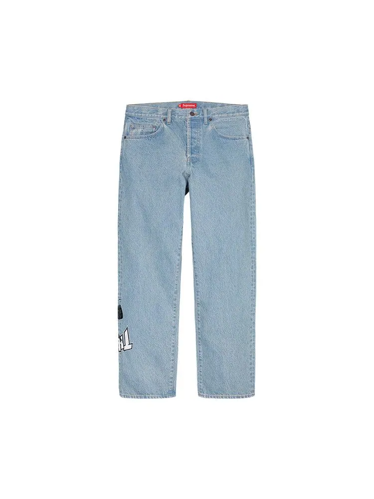 Джинсы Supreme x Thrasher Regular Jean — изображение 1 из 2, синий