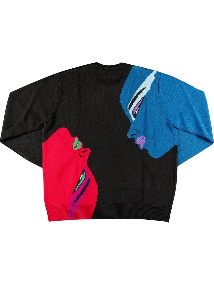 Свитер Supreme Faces Sweater 'Black' — изображение 2 из 3, черный