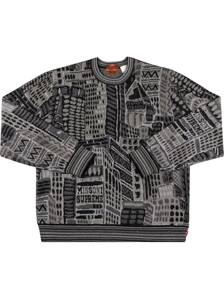 Свитер Supreme x Missoni Sweater 'Black' — изображение 1 из 2, черный