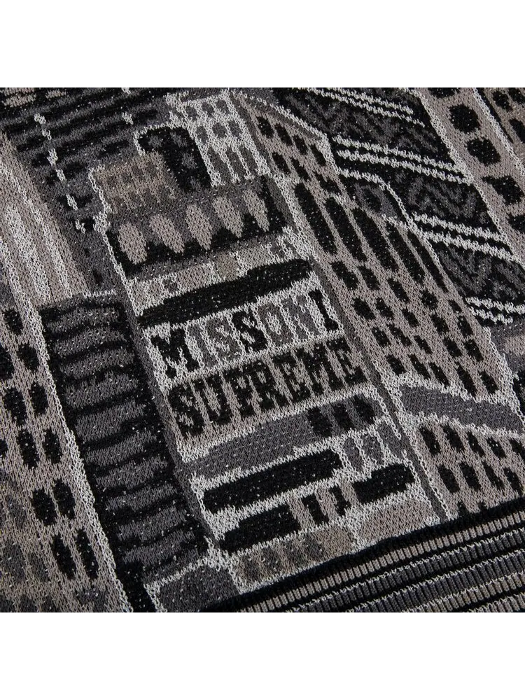 Свитер Supreme x Missoni Sweater 'Black' — изображение 2 из 2, черный
