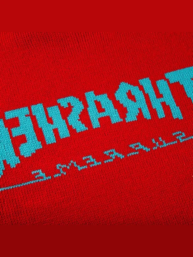 Свитер Supreme x Thrasher Sweater 'Red' — изображение 2 из 2, красный