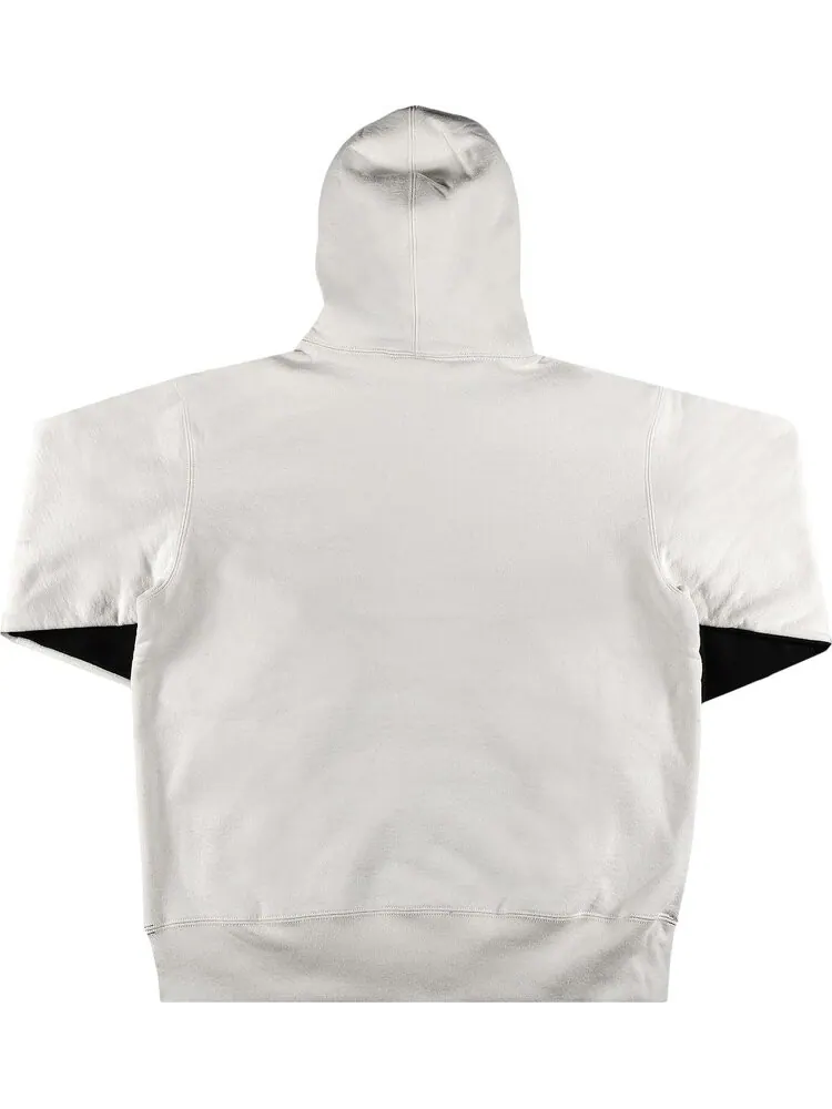 Толстовка Supreme S Logo Split Hooded Sweatshirt 'Black' — изображение 2 из 3, черный