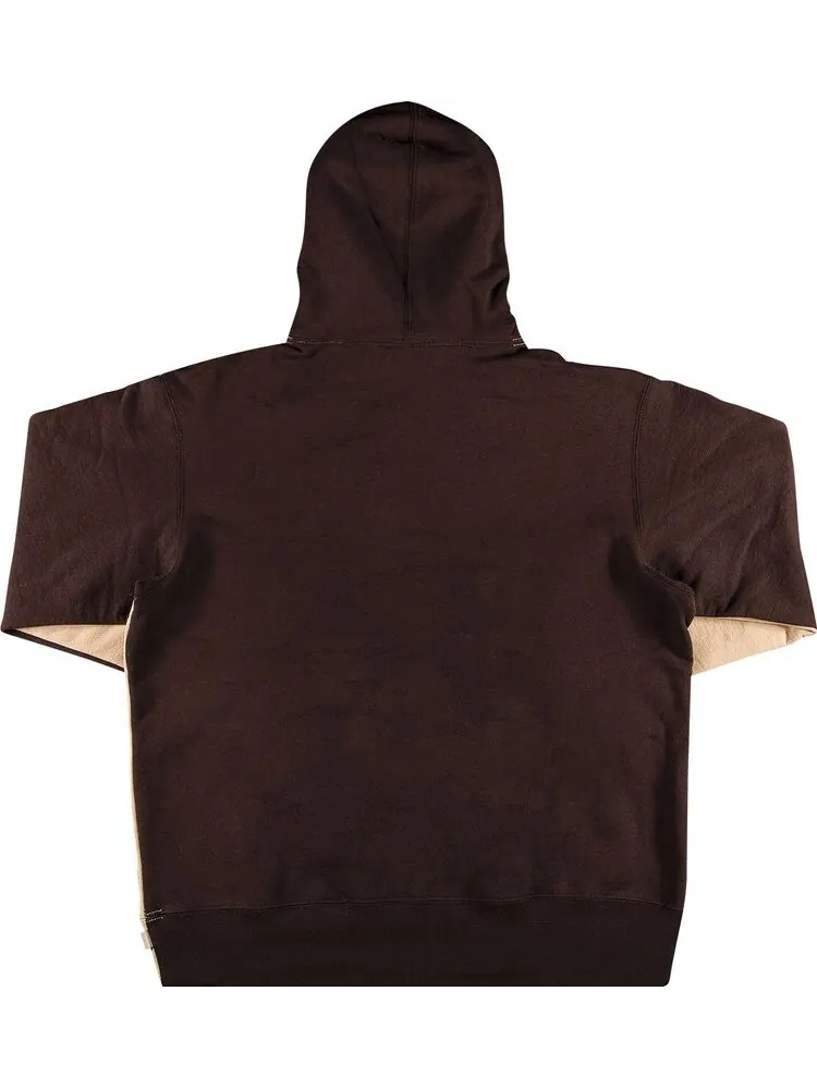 Толстовка Supreme S Logo Split Hooded Sweatshirt 'Tan' — изображение 2 из 3, загар