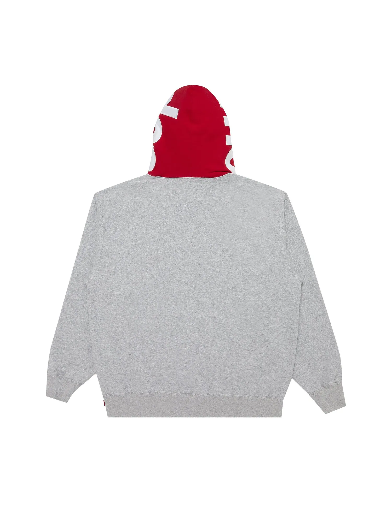Толстовка с капюшоном Supreme Contrast Heather Grey — изображение 2 из 3