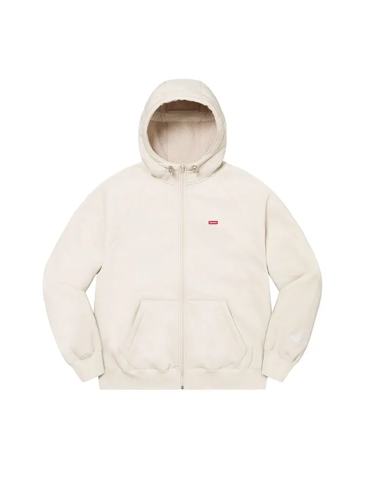 Толстовка Supreme WINDSTOPPER Zip Up Hooded Sweatshirt Stone — изображение 1 из 1, серый