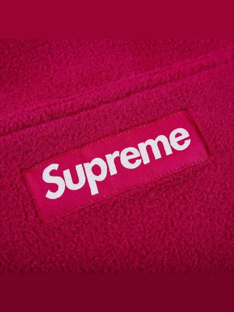 Толстовка Supreme Polartec Hooded Sweatshirt 'Magenta' — изображение 2 из 2, фиолетовый