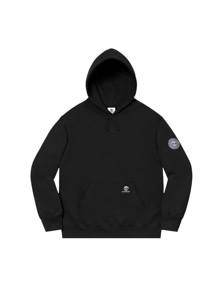 Толстовка Supreme x Timberland Hooded Sweatshirt — изображение 1 из 2, черный