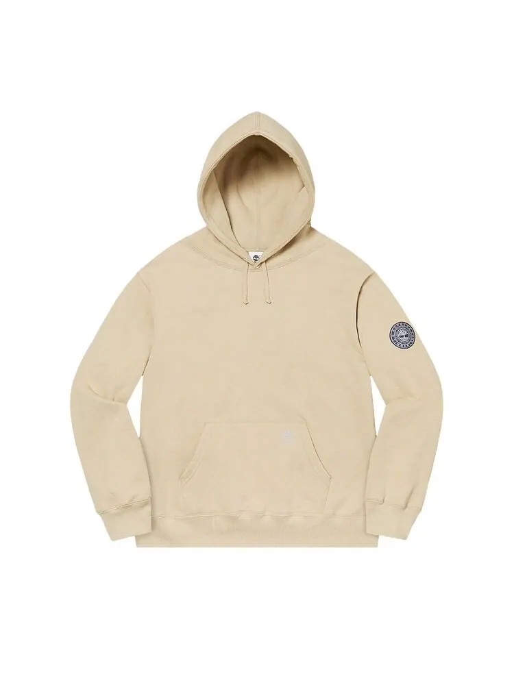 Толстовка Supreme x Timberland Hooded Sweatshirt Taupe — изображение 1 из 2, тауп