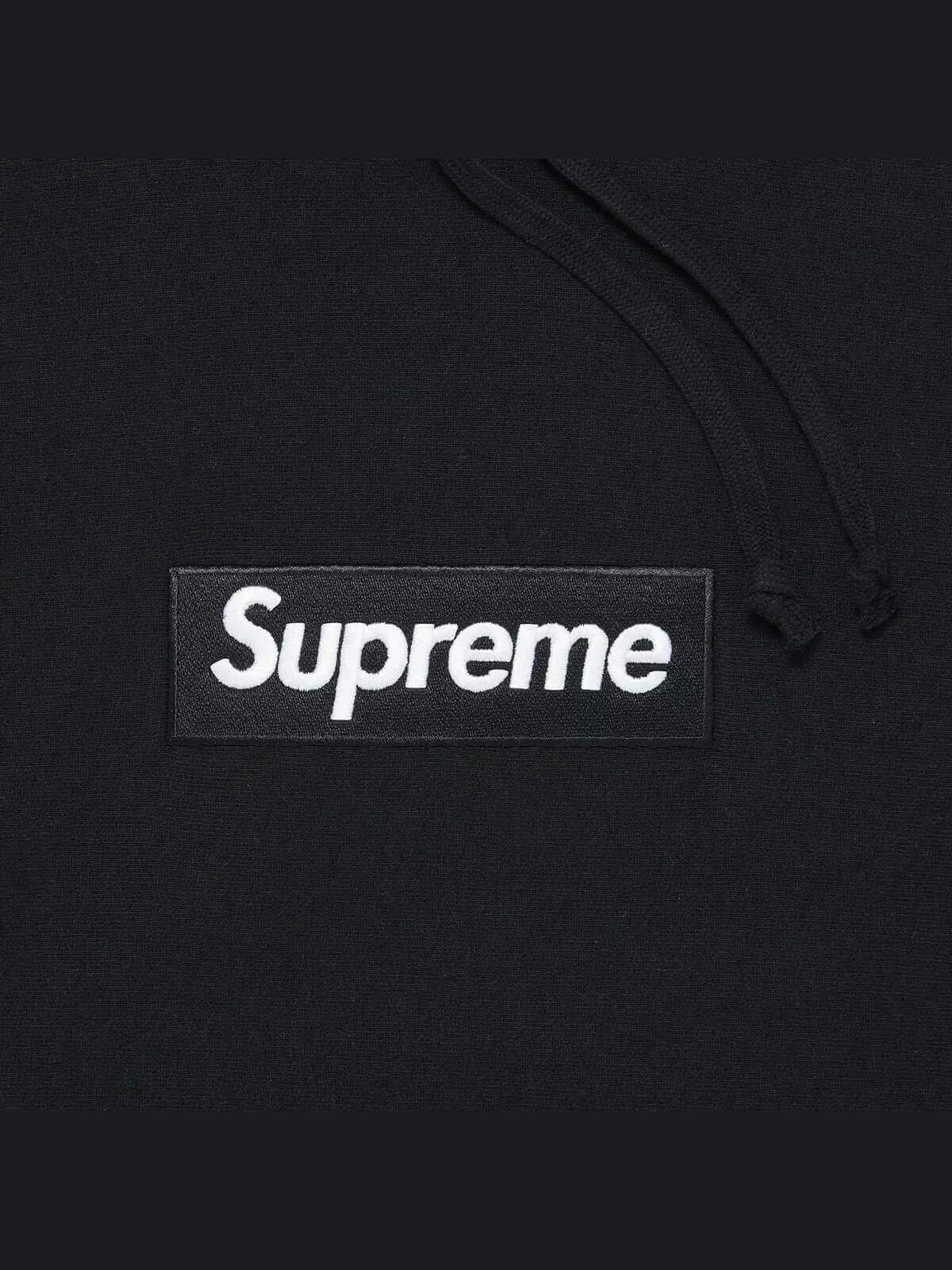 Худи Supreme Box Logo — изображение 2 из 3, черный