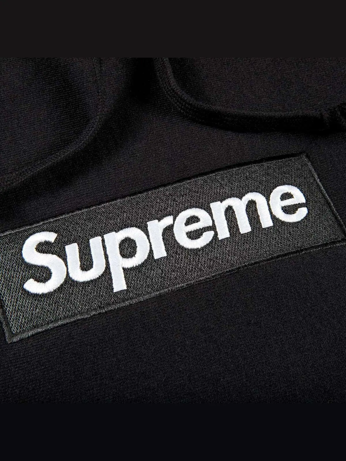 Худи Supreme Box Logo — изображение 3 из 3, черный