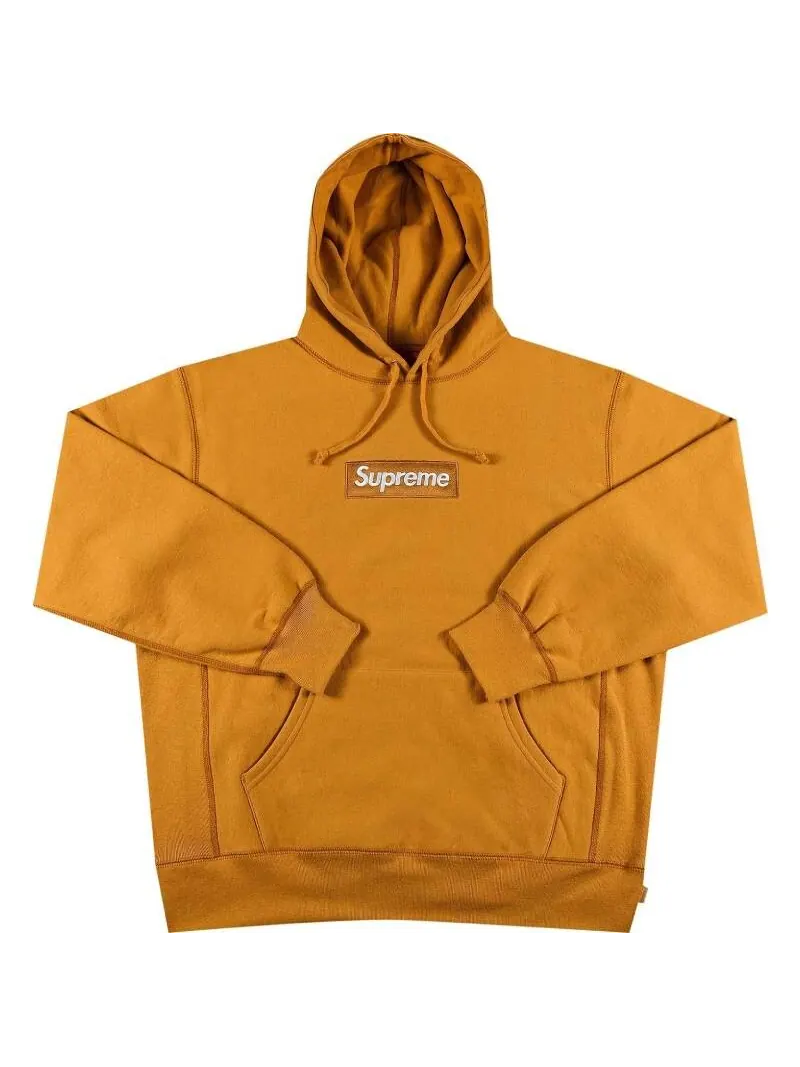 Худи Supreme Box Logo — изображение 1 из 2, желтый