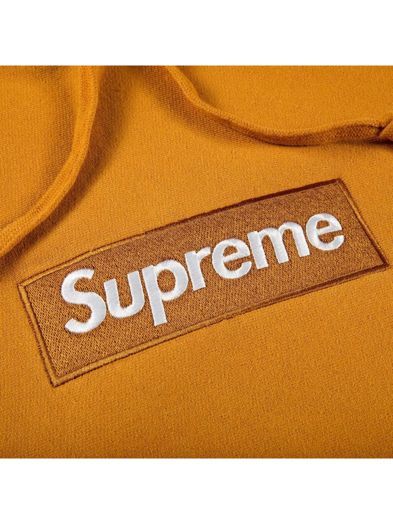 Худи Supreme Box Logo — изображение 2 из 2, желтый
