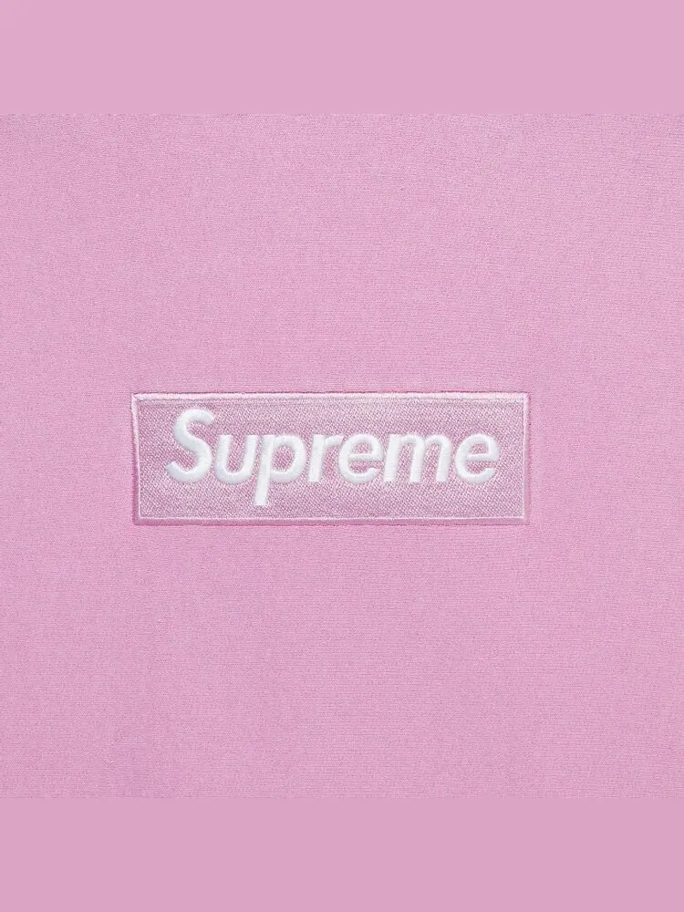 Толстовка Supreme Box Logo Hooded Sweatshirt 'Pink' — изображение 3 из 3, розовый