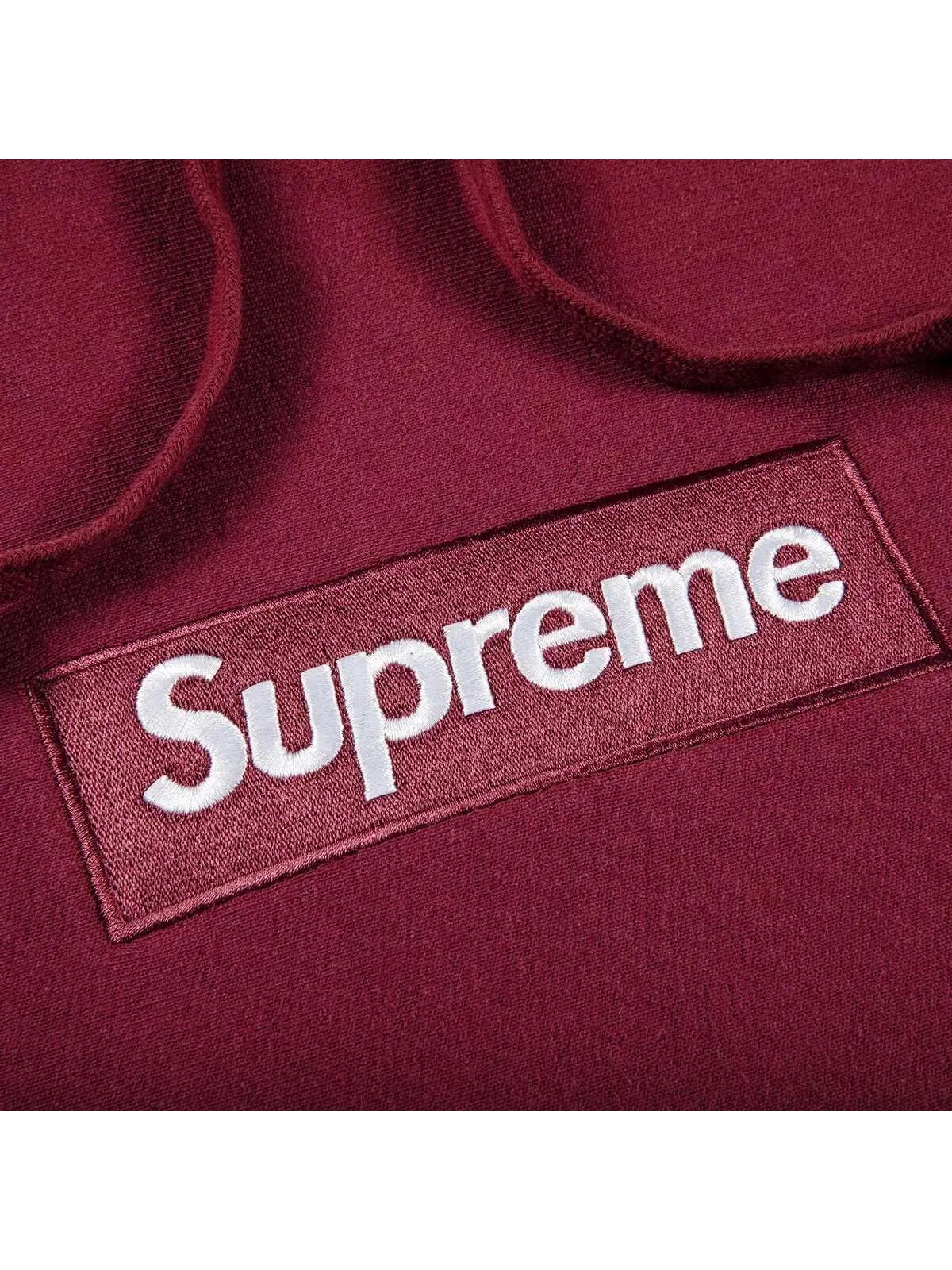 Худи Supreme Box Logo — изображение 2 из 2, фиолетовый