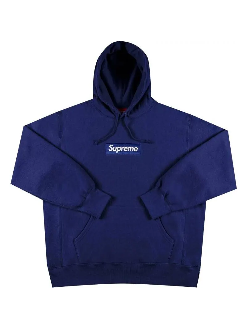Худи Supreme Box Logo — изображение 1 из 2, синий