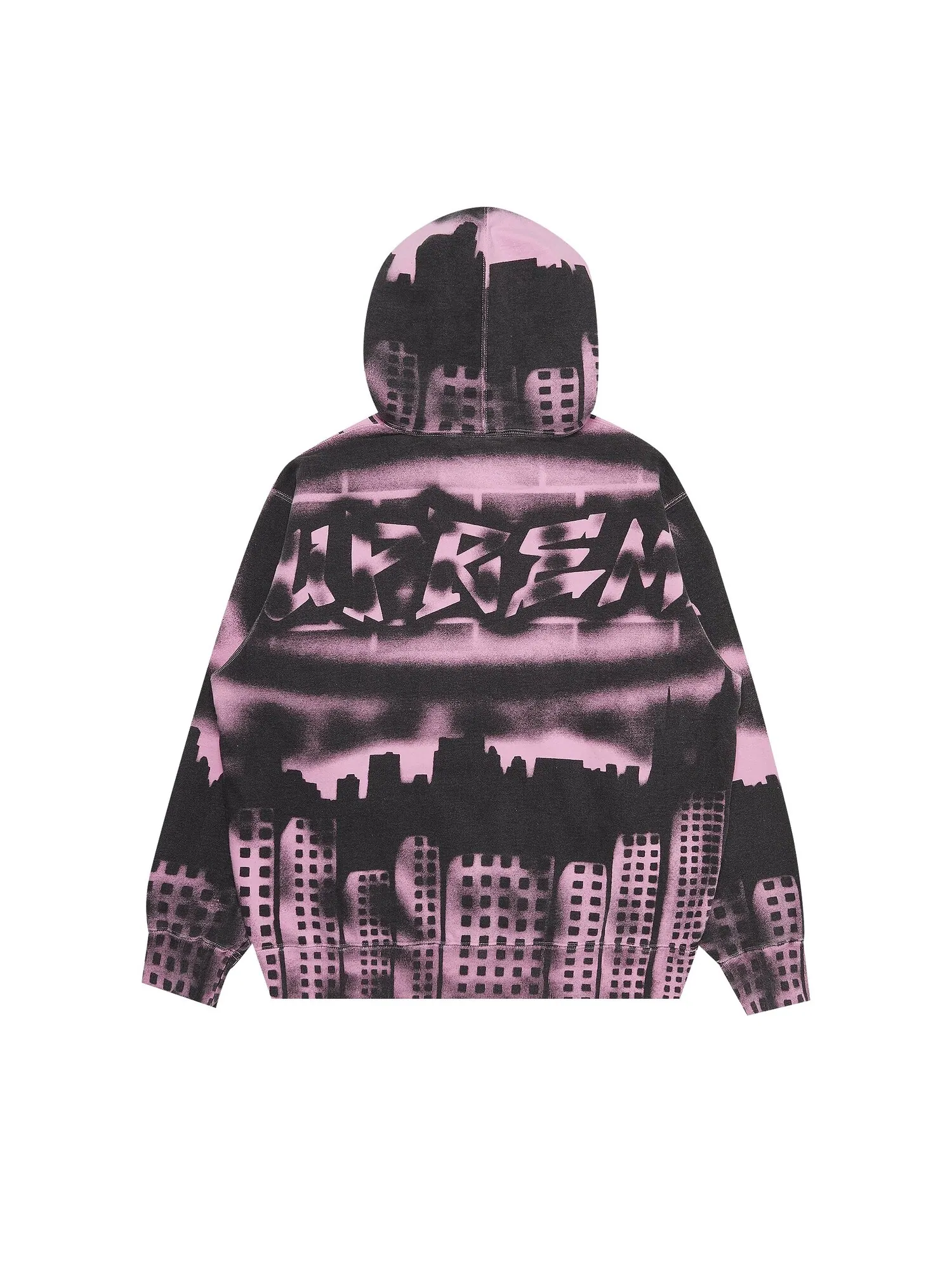 Толстовка с капюшоном Supreme x New York Yankees Airbrush — изображение 2 из 3, розовый