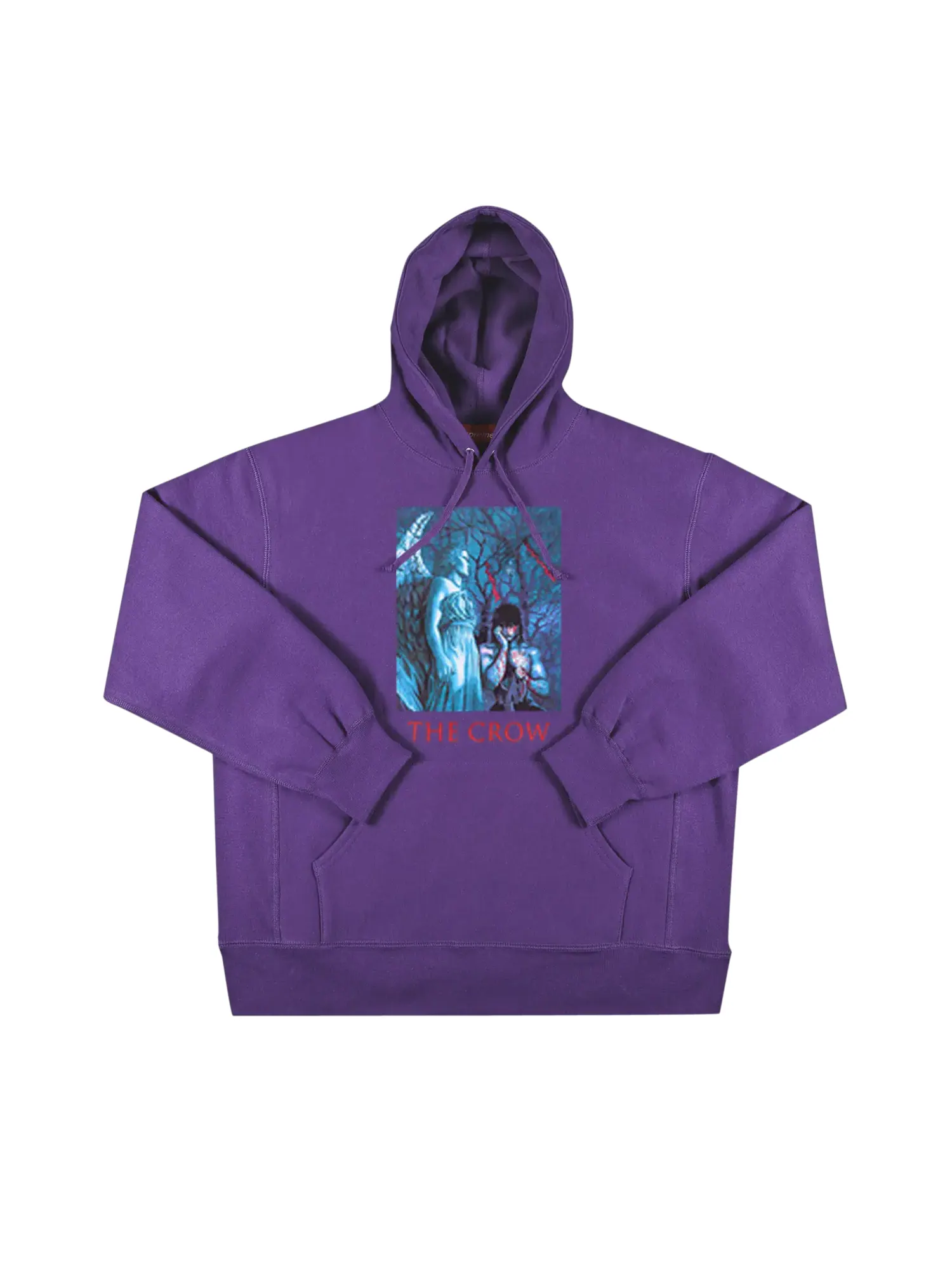 Толстовка с капюшоном Supreme x The Crow — изображение 1 из 1, фиолетовый