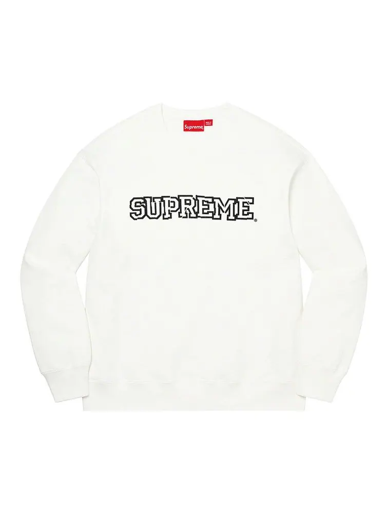 Свитер Supreme Shattered Logo Crewneck — изображение 1 из 1, белый