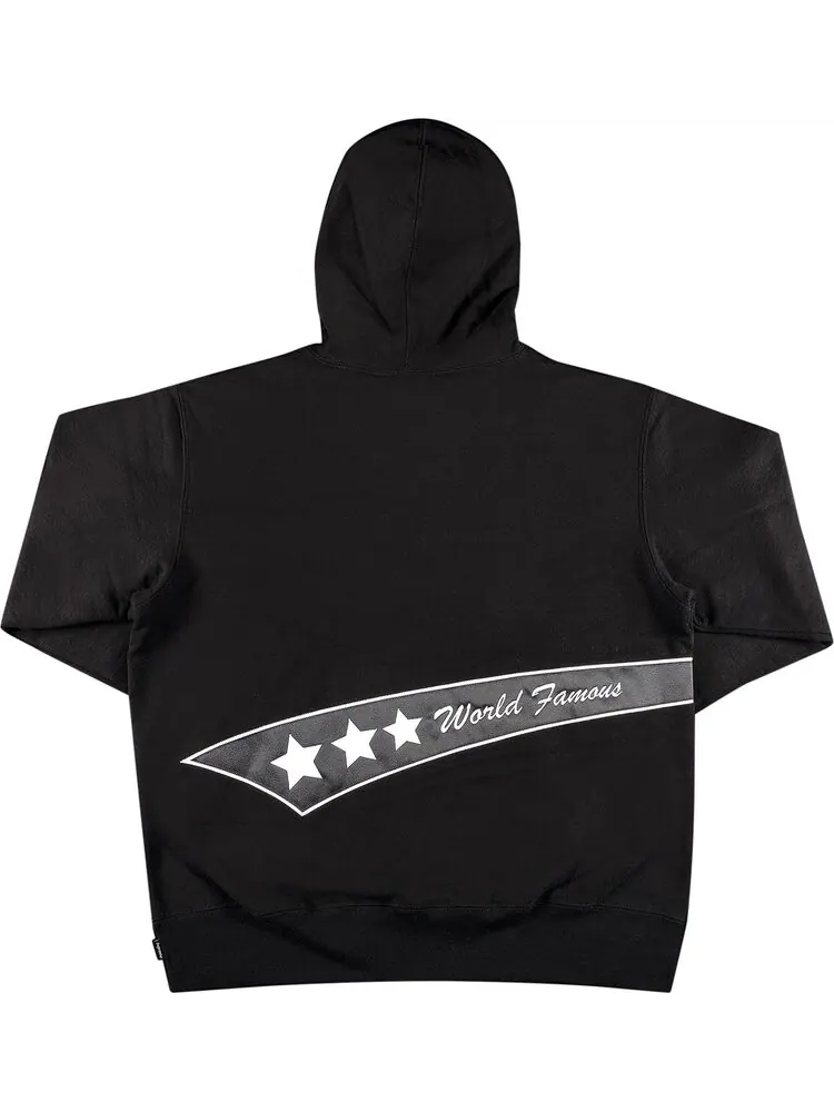 Толстовка Supreme Tail Hooded Sweatshirt 'Black' — изображение 2 из 3, черный