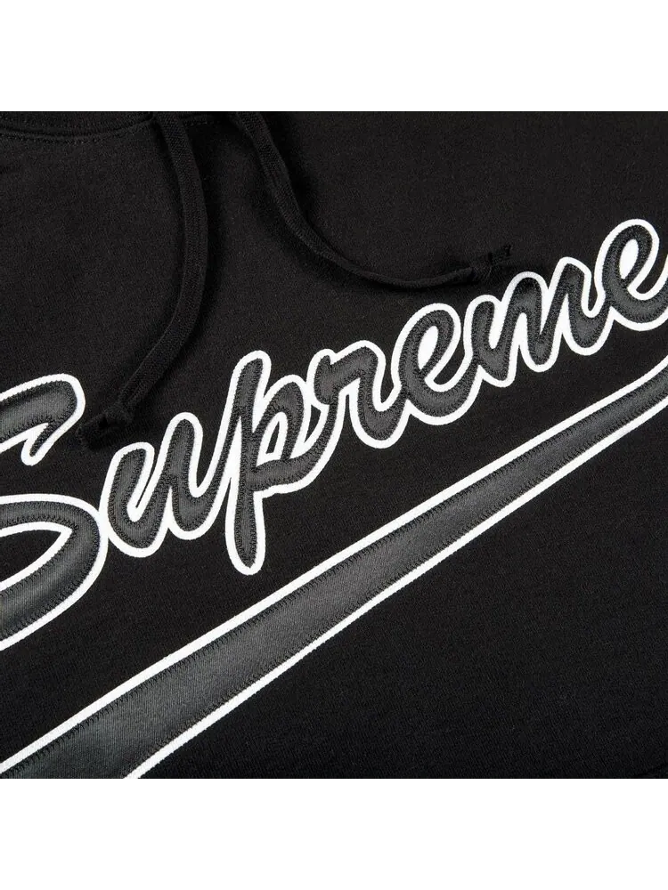 Толстовка Supreme Tail Hooded Sweatshirt 'Black' — изображение 3 из 3, черный