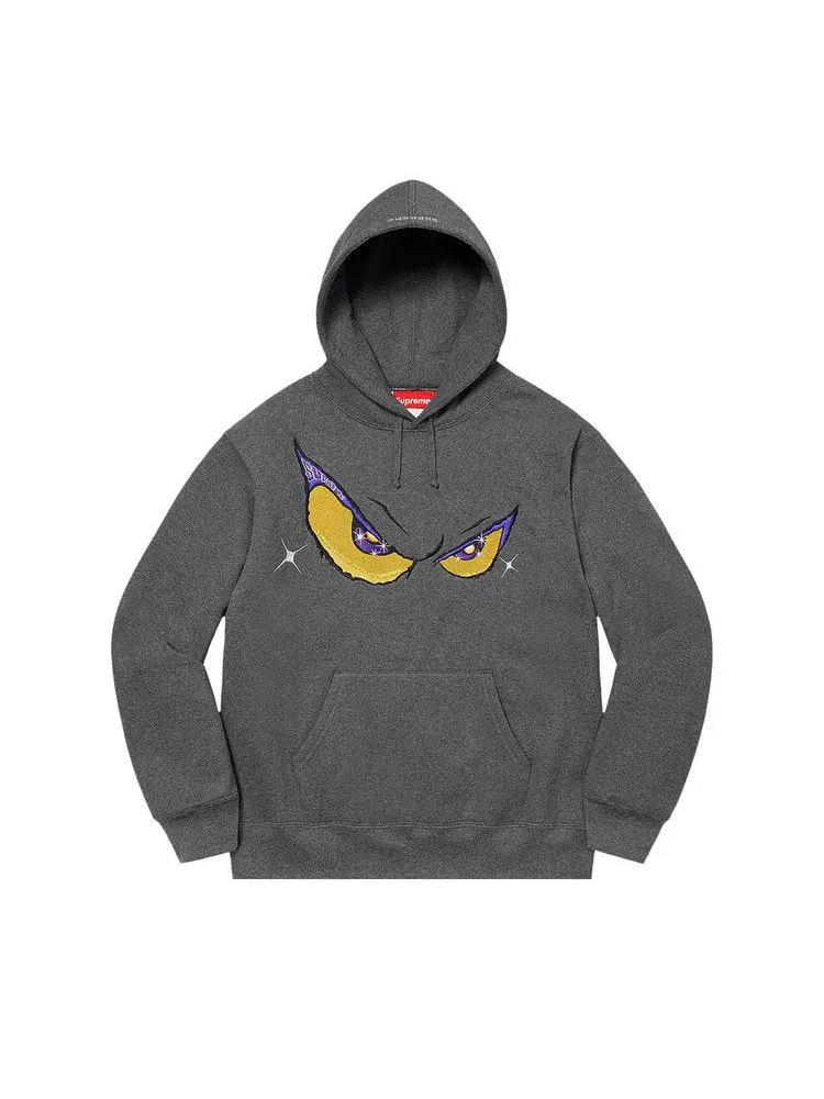 Толстовка Supreme Eyes Hooded Sweatshirt — изображение 1 из 1, темно-серый