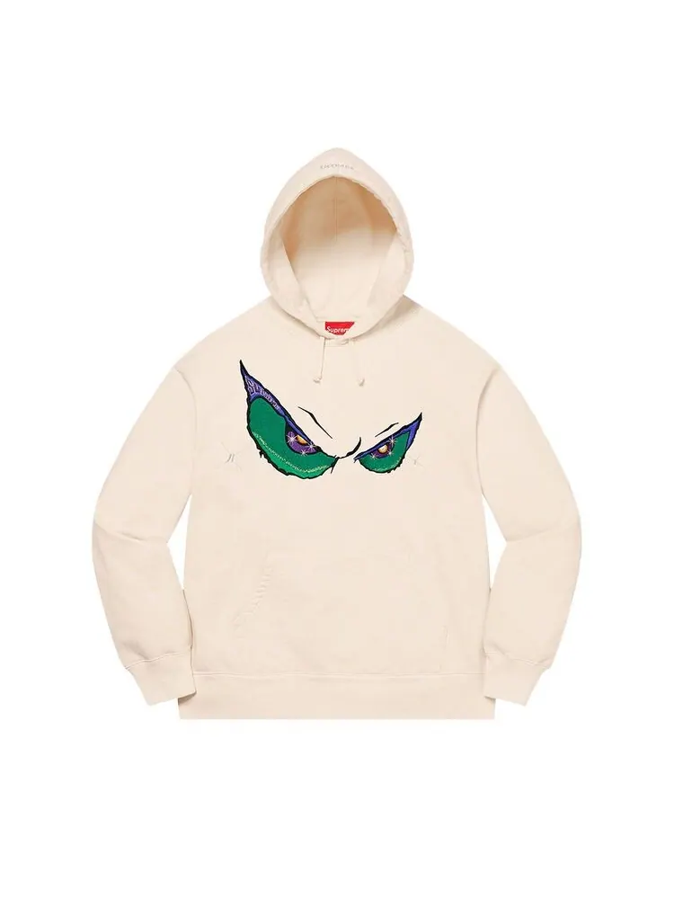 Толстовка Supreme Eyes Hooded Sweatshirt Natural — изображение 1 из 1, прозрачный