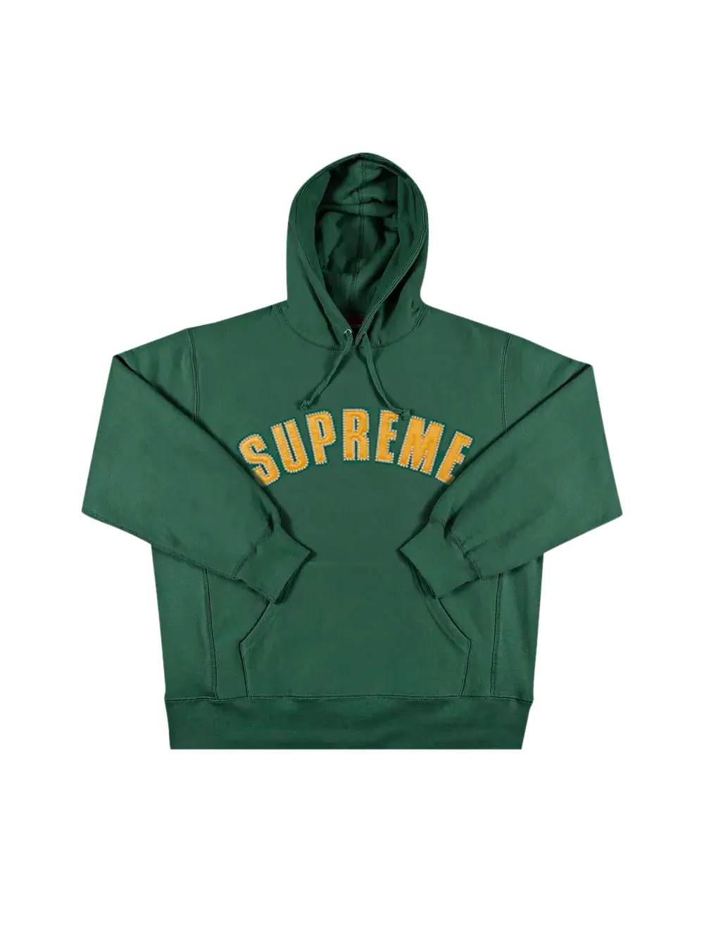 Толстовка с капюшоном Supreme Pearl Logo — изображение 1 из 1, зеленый