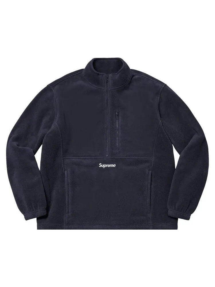 Пуловер Supreme Polartec Half Zip Pullover Navy — изображение 1 из 1, темно-синий