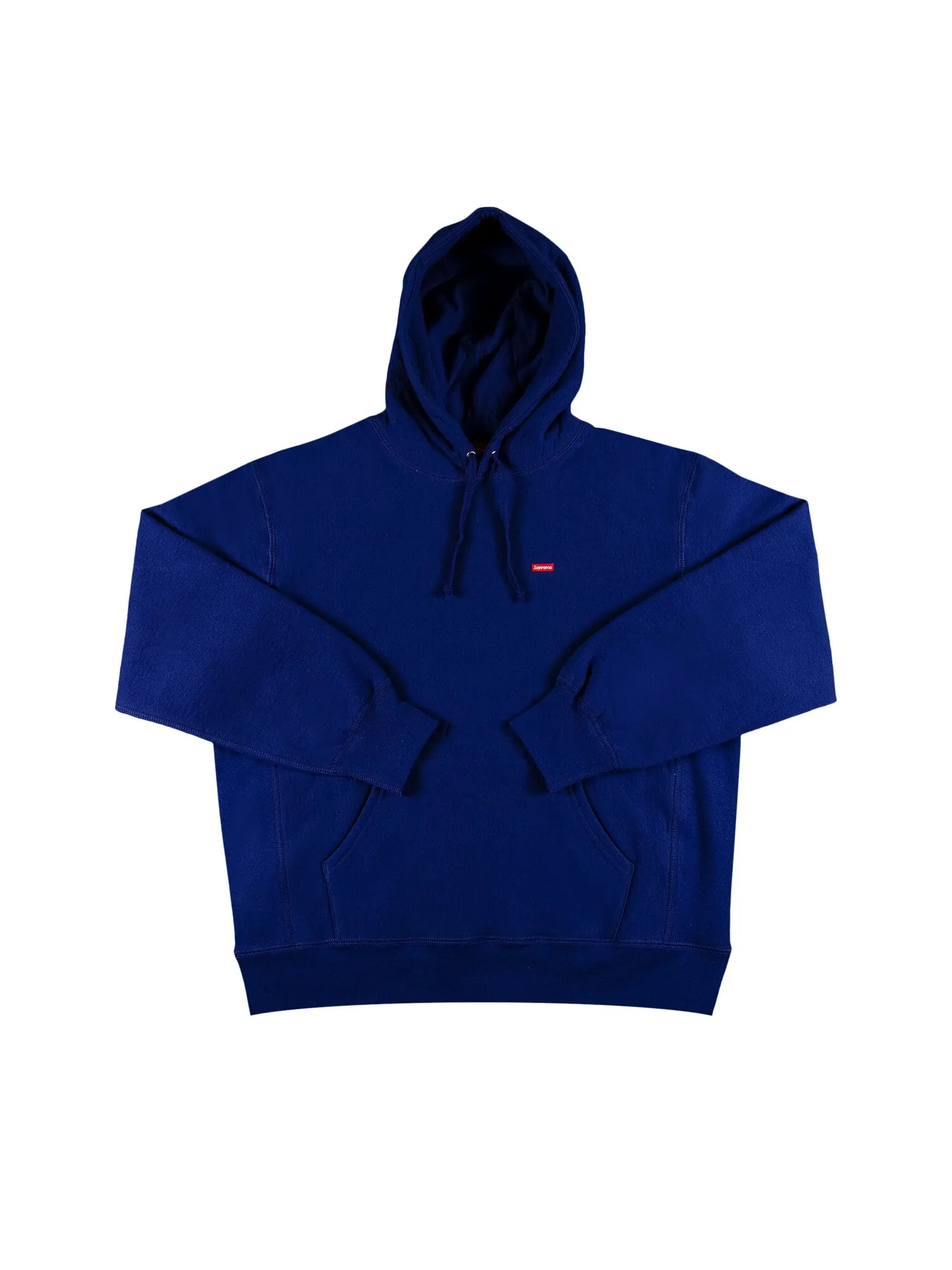 Толстовка Supreme Small Box с капюшоном Dark Royal — изображение 1 из 2