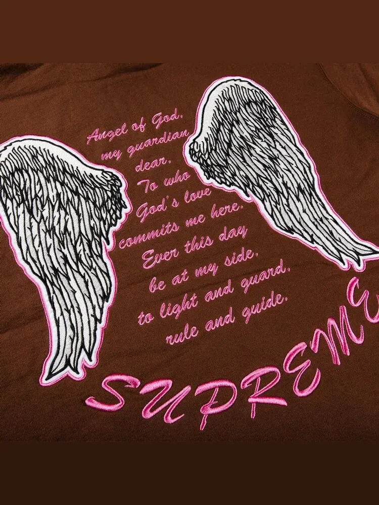 Толстовка Supreme Guardian Hooded Sweatshirt 'Dark Brown' — изображение 3 из 3, коричневый