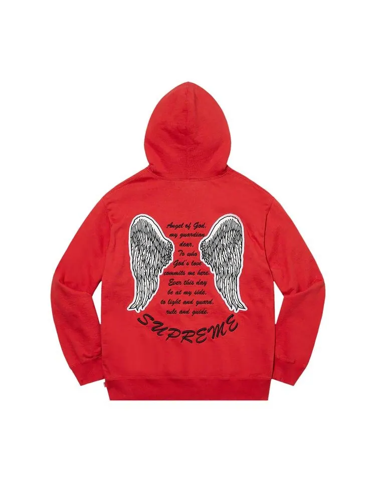 Толстовка Supreme Guardian Hooded Sweatshirt Burnt Red — изображение 2 из 2, красный