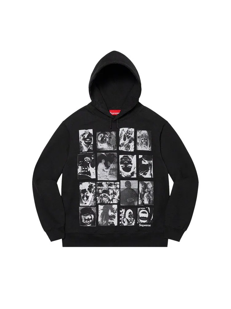 Толстовка Supreme Collage Grid Hooded Sweatshirt — изображение 1 из 2, черный