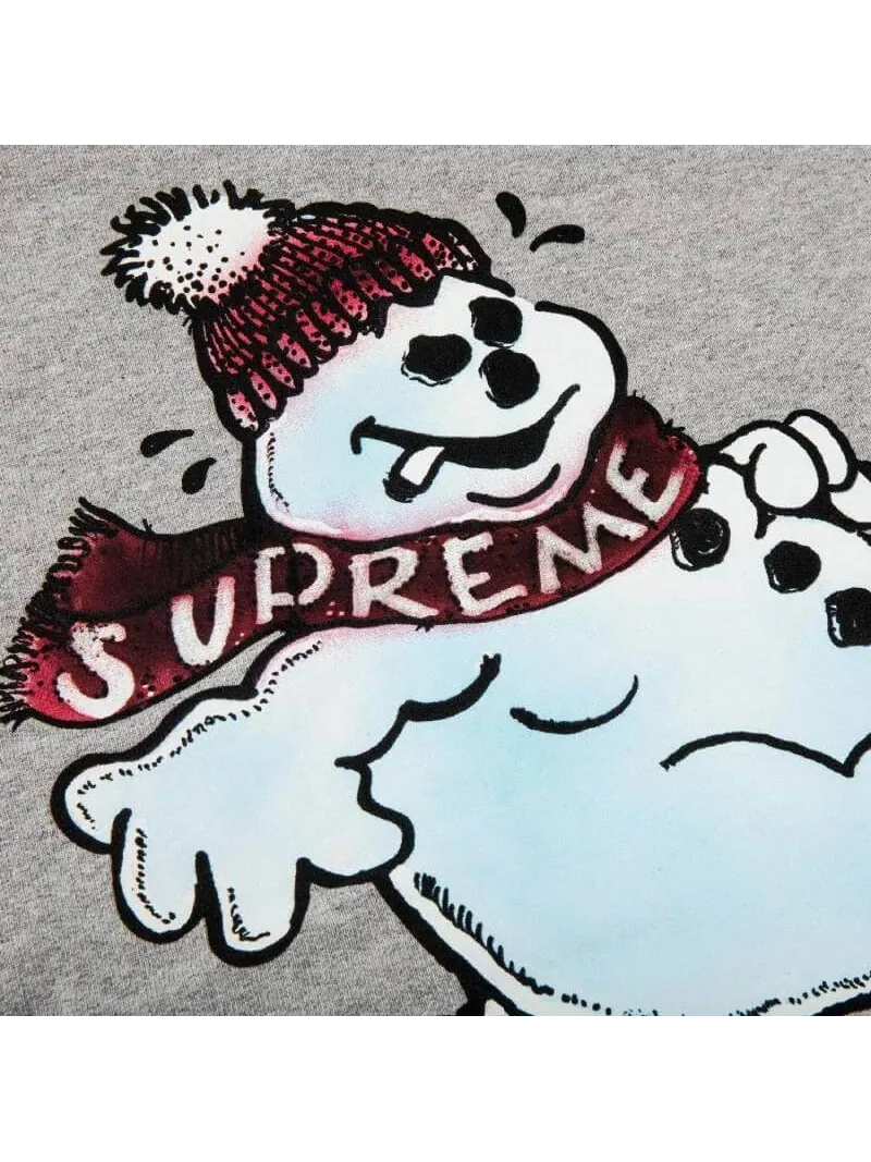 Худи Supreme Snowman — изображение 3 из 3, серый