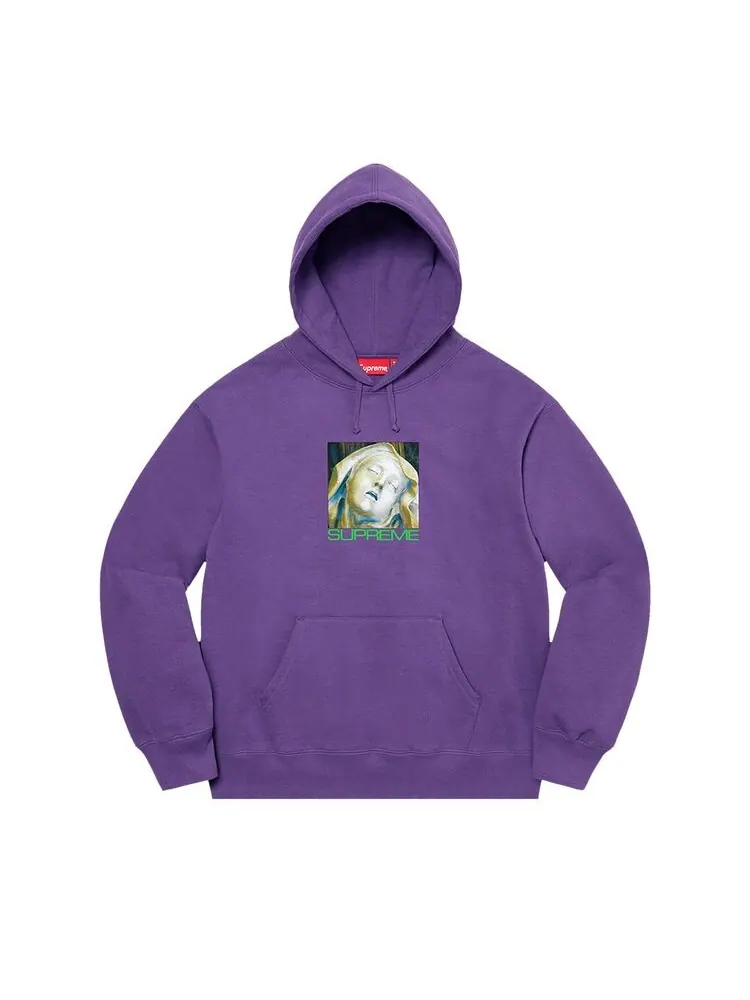 Толстовка Supreme Ecstasy Hooded Sweatshirt Dusty Purple — изображение 1 из 1, фиолетовый