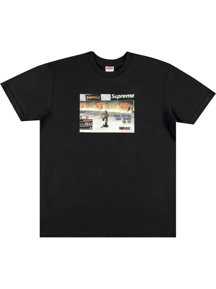 Футболка Supreme x Thrasher Game Tee 'Black' — изображение 1 из 3, черный