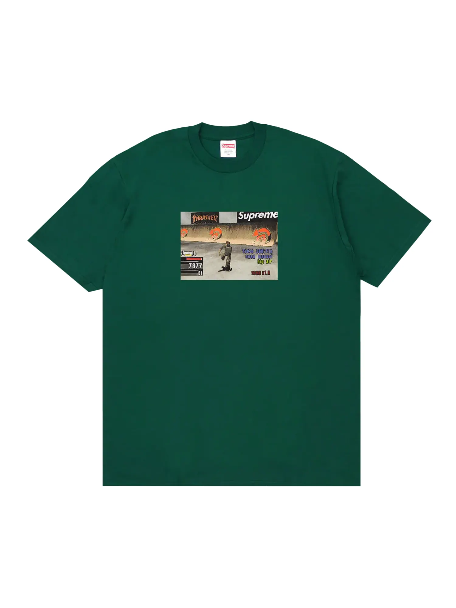 Футболка Supreme x Thrasher Game — изображение 1 из 1, зеленый