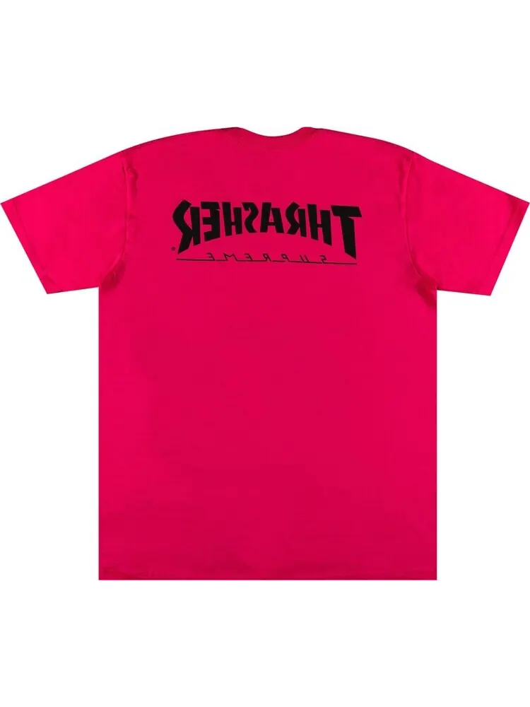 Футболка Supreme x Thrasher Game Tee 'Pink' — изображение 2 из 3, розовый