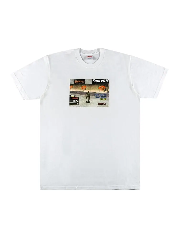 Футболка Supreme x Thrasher Game Tee 'White' — изображение 1 из 3, белый