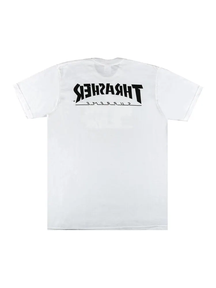 Футболка Supreme x Thrasher Game Tee 'White' — изображение 2 из 3, белый